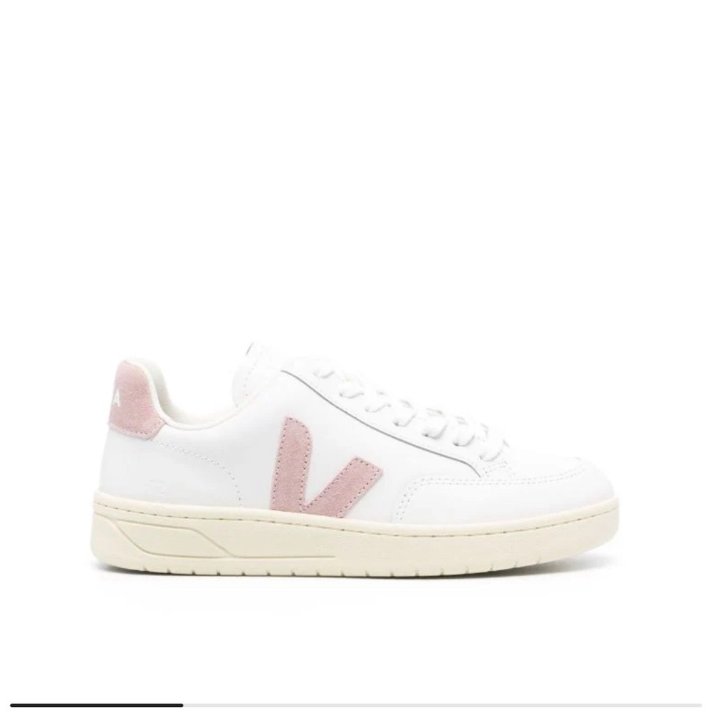 Pink and red Veja sneakers